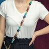 4959 CHAINE TELEPHONE "NOEMIE" TURQUOISE