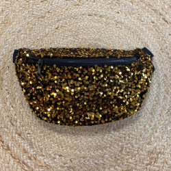 4547 SAC BANANE SEQUIN DORE