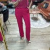 4856 PANTALON EVASE CITY LONG FUCHSIA