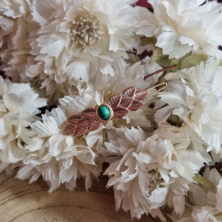 5286 BARRETTE FEUILLE...