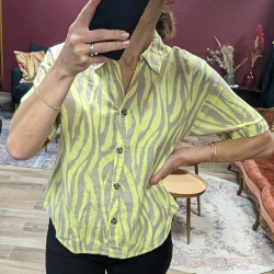 5041 CHEMISE FALAKKA JAUNE...