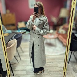 5654 MANTEAU CILIA SEPIA