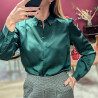 5533 CHEMISE ELLETTE SATIN VERT