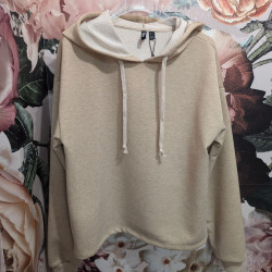 6133 HOODIE ALLI LUREX GOLD