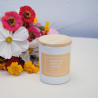 6080 BOUGIE VERRE & BOIS "AGRUMES VANILLE SANTAL"