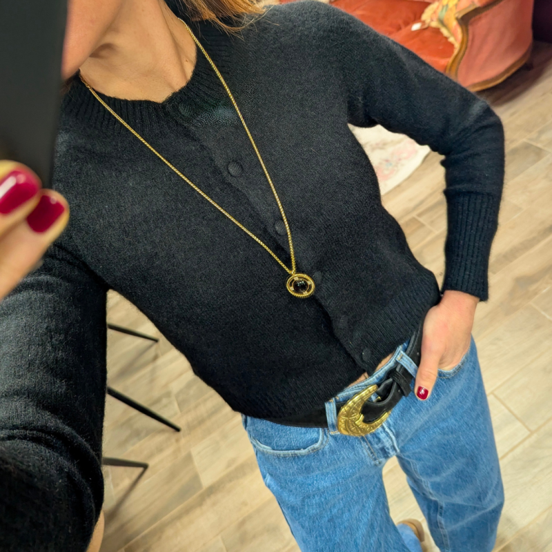 6019 CARDIGAN ORSINA NOIR