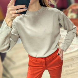 5473 SWEAT PUSTI TAUPE