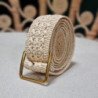 6202 CEINTURE PASTILLE ECRU