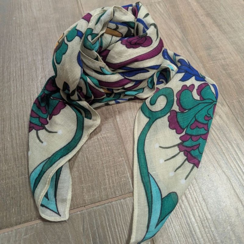 6162 FOULARD MIRANDI PEPPER GREEN