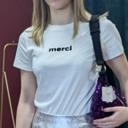 6198 T SHIRT PAPA ECRU