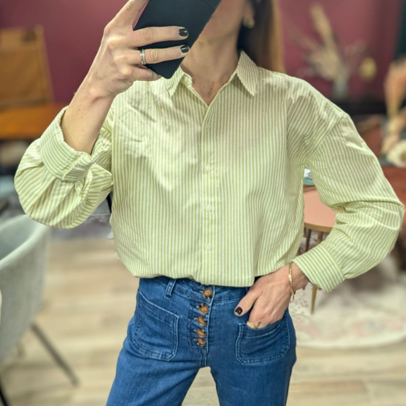 6333 CHEMISE DRISA CITRONELLE