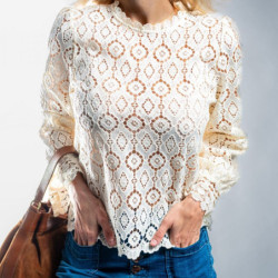 6436 TOP DENTELLA IVOIRE