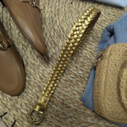 6613 CEINTURE BRAID DOREE