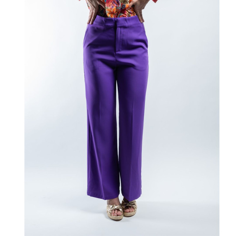 6210 PANTALON LARGE VIOLET