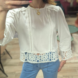6406 BLOUSE TEVY BLANCHE