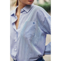 6231 CHEMISE CORALIA BLEUE