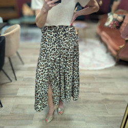 6721 JUPE LEOPARD