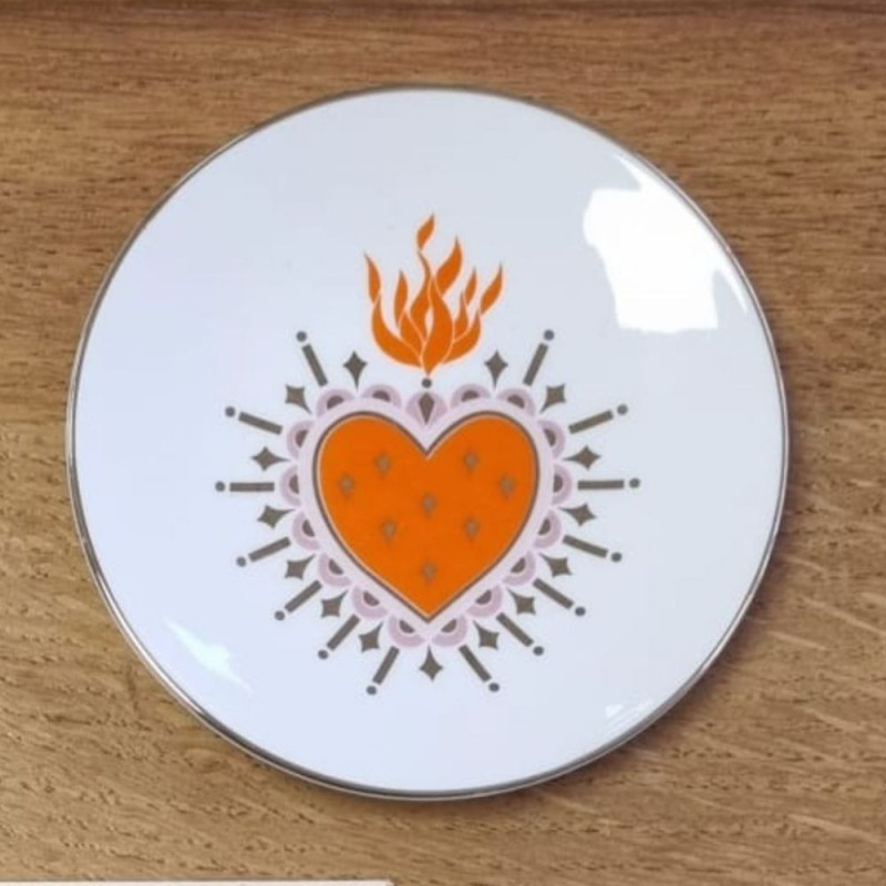 6399 COUPELLE CERAM EX VOTO COLOR DIAM 10.5CM
