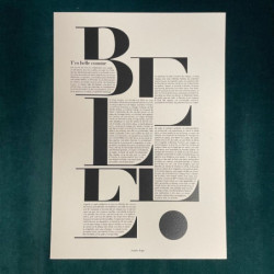 6381 AFFICHE M BELLE