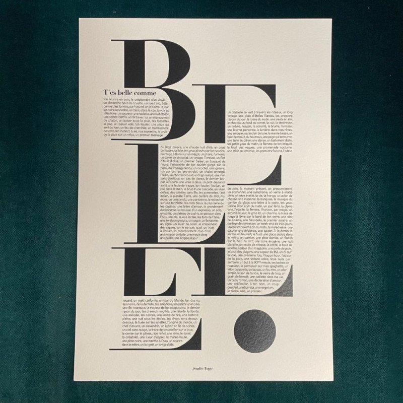6381 AFFICHE M BELLE