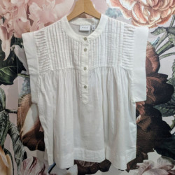 6671 BLOUSE MC KATINKA BLANC