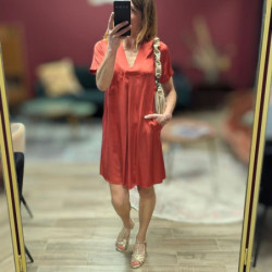 6826 ROBE COURTE  FLUIDE...