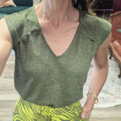 6508 TOP REGINE OLIVE LIGHT