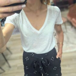 5411 TEE SHIRT ELVIE BLANC