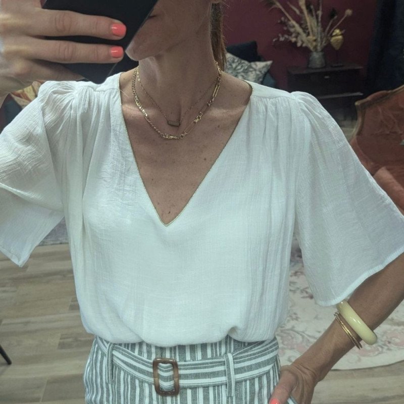 5372 BLOUSE CESARIA ECRU