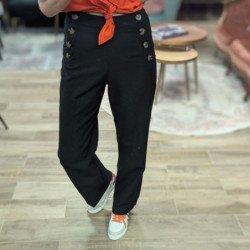 6490 PANTALON PINA NOIR
