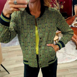 7153 VESTE CLEO DUMAS VERT