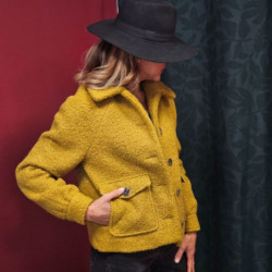 7115 MANTEAU SYLVIE CURRY...