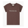 7173 T-SHIRT SORENTINO "PONT DES ARTS" CHATAIGNE