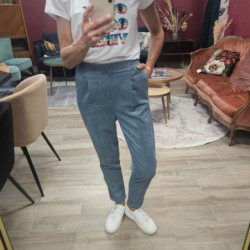 7133 PANTALON 7/8 VELOUR...