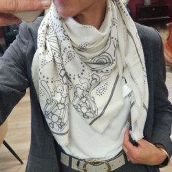 7160 FOULARD MARA DARK GREY