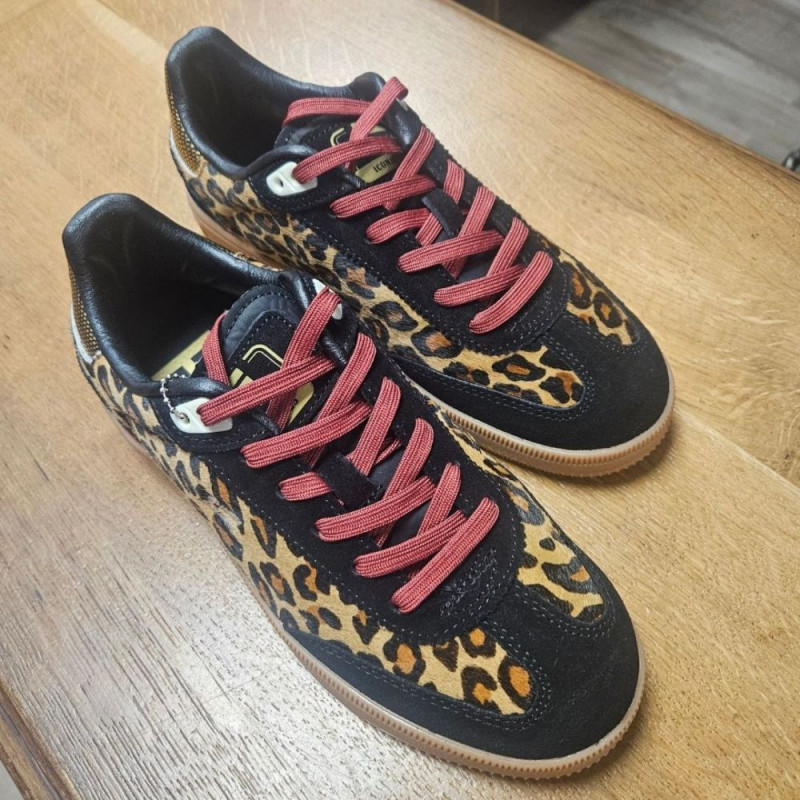 7239 BASKETS REBEL LEOPARD
