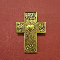 7139 DECO MURALE CROIX DORE