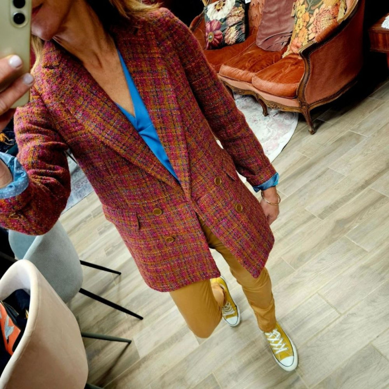 7113 BLAZER TINA WILD FUSHIA