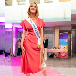 6901 ROBE ELISA BOIS DE ROSE