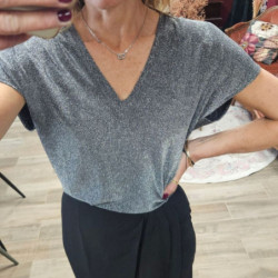 6121 T SHIRT MARCELINA ARGENT
