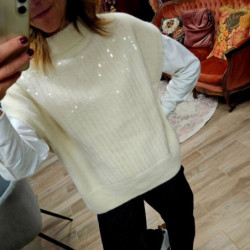 7437 PONCHO RULIETTA SEQUIN...