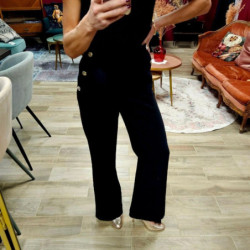 7046 PANTALON DAMAI BLACK