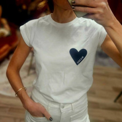 7246 T-SHIRT TAKE  coeur...