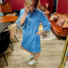 7489 ROBE KACILA BLUE DENIM