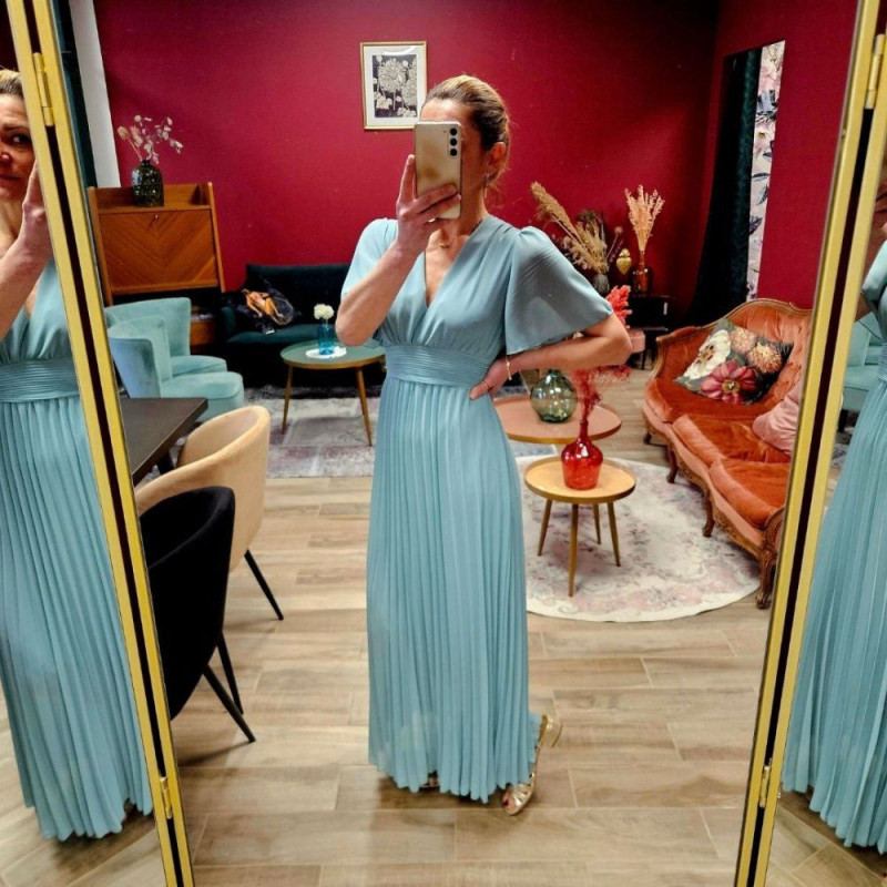 7711 ROBE KAIA VERT SAUGE