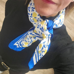 7799 FOULARD JARINA BLUE...