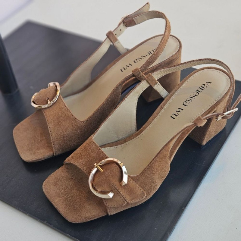 7801 SANDALES ALTA CAMEL