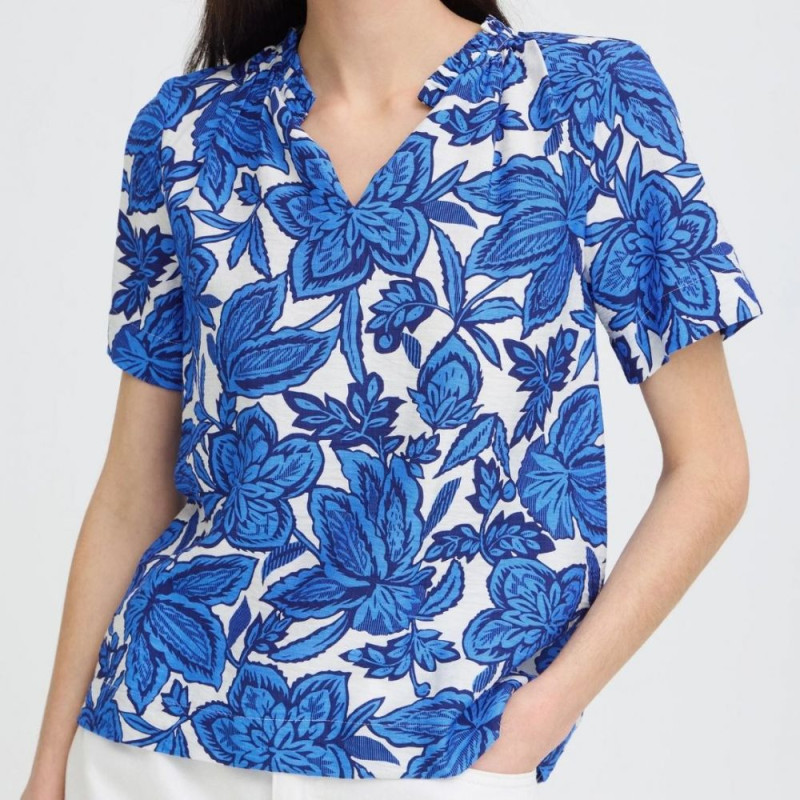 7899 BLOUSE IKAIA NEBULAS BLEU