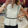7908 BLOUSE IMALLI BIRCH NOIR