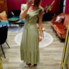 4911 ROBE LONGUE JOELLA KAKI